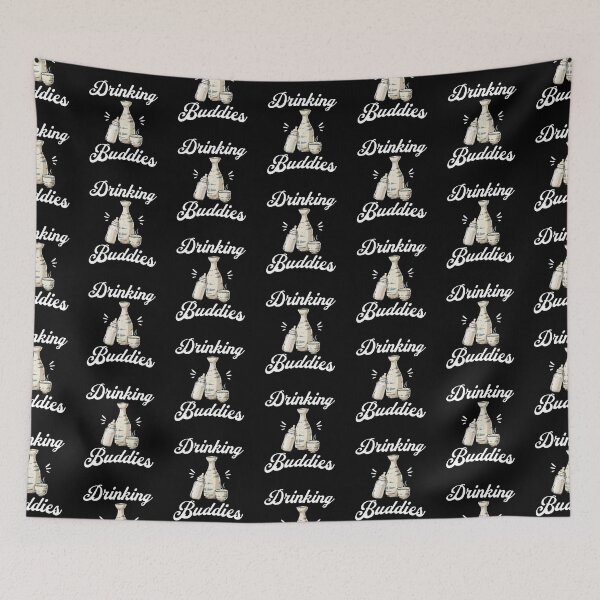 Item preview, Drinking Buddies (Sake Lover) in White Text designed and sold by xxroseate.
