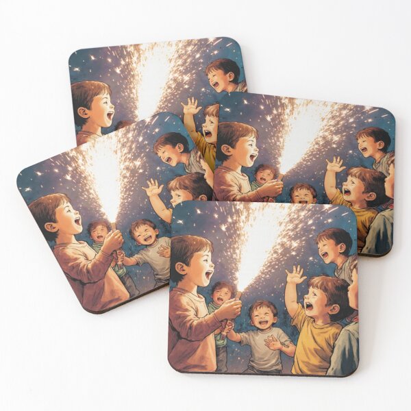 Item preview, Children enjoy playing with fireworks. designed and sold by Whose-sweat.