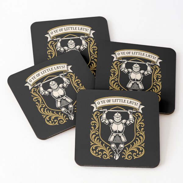 Item preview, O Ye of Little Lats Funny Knightcore Gym Meme designed and sold by pixeptional.