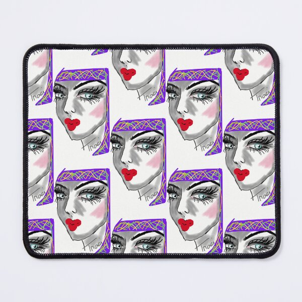 Item preview, Eyelashes for Days - Red Lipped Girl Series designed and sold by Traci Owings Design.