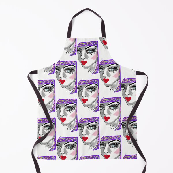 Item preview, Eyelashes for Days - Red Lipped Girl Series designed and sold by Traci Owings Design.