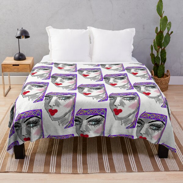 Item preview, Eyelashes for Days - Red Lipped Girl Series designed and sold by Traci Owings Design.
