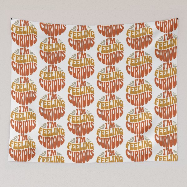 Item preview,  I'm Feeling Curious, Retro Vintage style designed and sold by graphic-genie.
