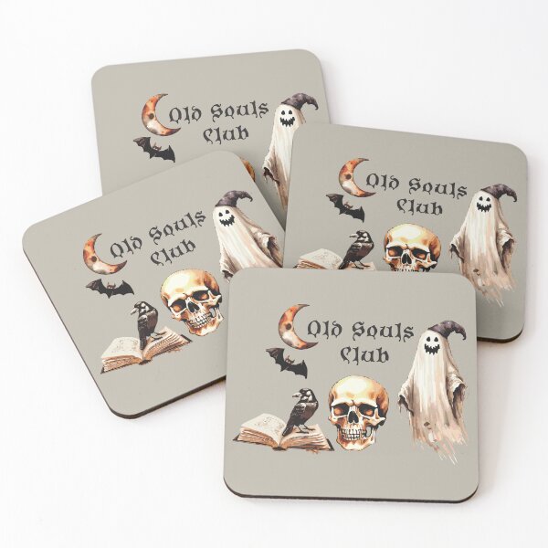 Item preview, Old Souls Club Cozy Gothic Halloween Art by Anne Brooke Art designed and sold by Anne Brooke Art.