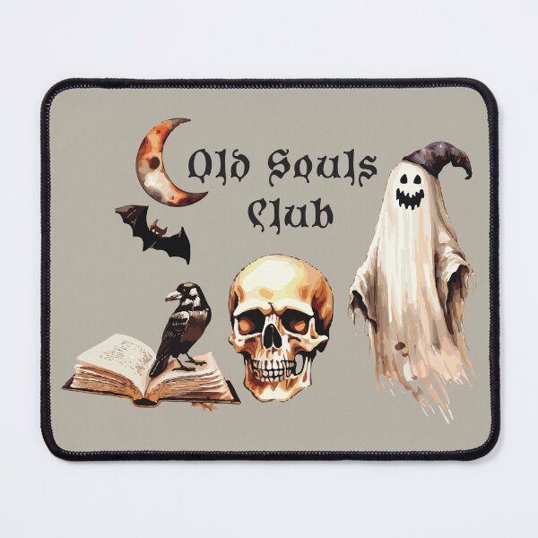 Item preview, Old Souls Club Cozy Gothic Halloween Art by Anne Brooke Art designed and sold by Anne Brooke Art.