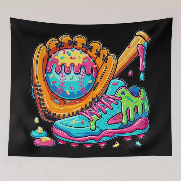 Item preview, Ice Cream Drip Baseball Stuff Baseball Drip For Boys Youth  designed and sold by miaa-artistshop.