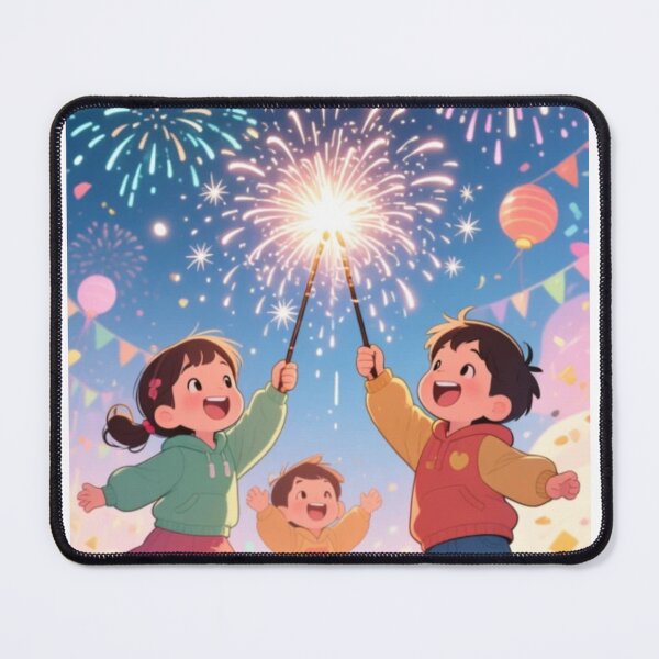 Item preview, Children enjoy playing with fireworks. designed and sold by Whose-sweat.