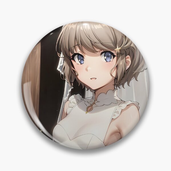 Item preview, Tomoe Koga Bunny Girl Senpai Anime Girl Waifu Wedding Church designed and sold by HumbertoValveno.
