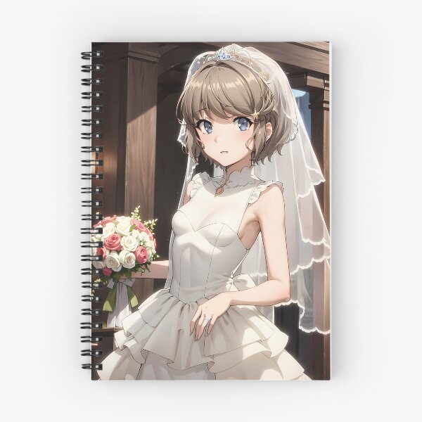 Item preview, Tomoe Koga Bunny Girl Senpai Anime Girl Waifu Wedding Church designed and sold by HumbertoValveno.