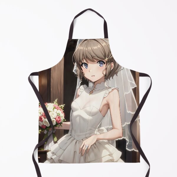 Item preview, Tomoe Koga Bunny Girl Senpai Anime Girl Waifu Wedding Church designed and sold by HumbertoValveno.