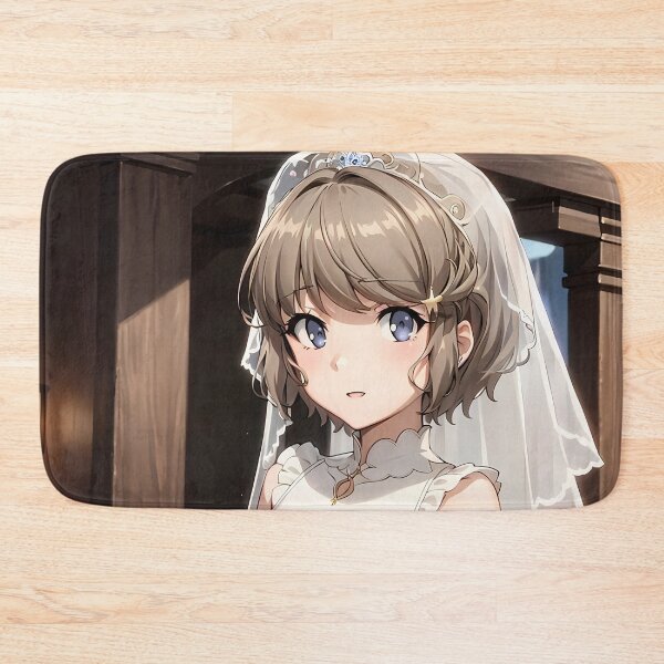 Item preview, Tomoe Koga Bunny Girl Senpai Anime Girl Waifu Wedding Church designed and sold by HumbertoValveno.