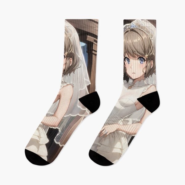 Item preview, Tomoe Koga Bunny Girl Senpai Anime Girl Waifu Wedding Church designed and sold by HumbertoValveno.