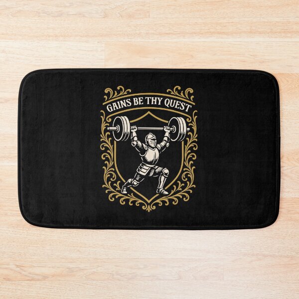 Item preview, Gains Be Thy Quest Funny Knightcore Gyme Meme designed and sold by pixeptional.