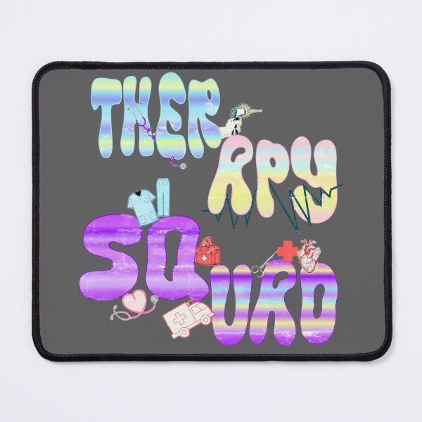 Item preview, Therapy Squad with Coquette Multicolor Text designed and sold by DivineHaven.