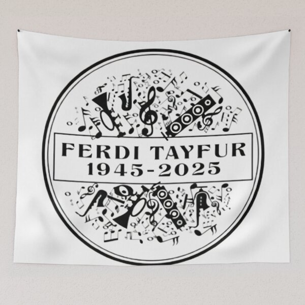 Item preview, Perdi Tayfur 1945–2025 Retro Vintage Music Tribute Logo Shirt designed and sold by FujiwaraKatsuro.
