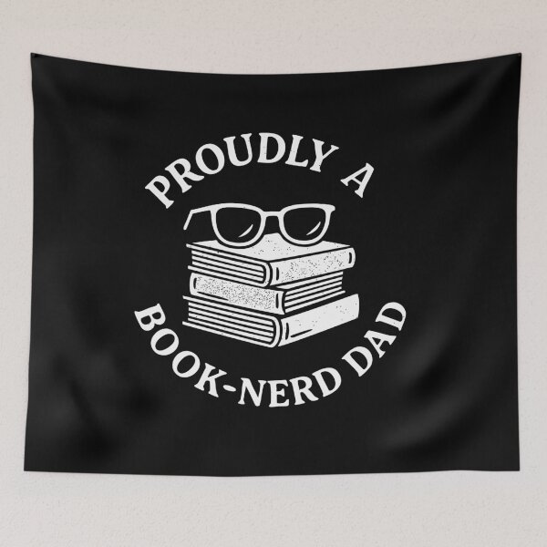 Item preview, Funny Proudly a Book Nerd Dad Readers Book Lovers designed and sold by CG Studio.