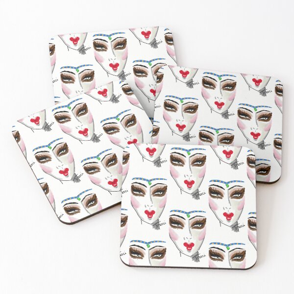 Item preview, Exotic Eyes -  Red Lipped Girl Series designed and sold by Traci Owings Design.