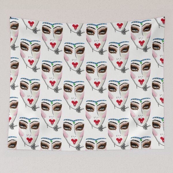 Item preview, Exotic Eyes -  Red Lipped Girl Series designed and sold by Traci Owings Design.