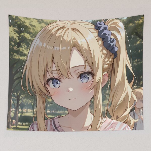 Item preview, Nodoka Toyohama Bunny Girl Senpai Anime Girl in Park designed and sold by HumbertoValveno.