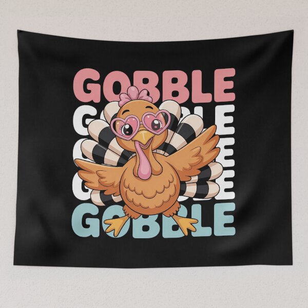 Item preview, Gobble Gobble Youth Thanksgiving Cute designed and sold by Bandikonsalez.