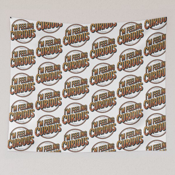 Item preview, I'm Feeling Curious, Retro Vintage style designed and sold by graphic-genie.
