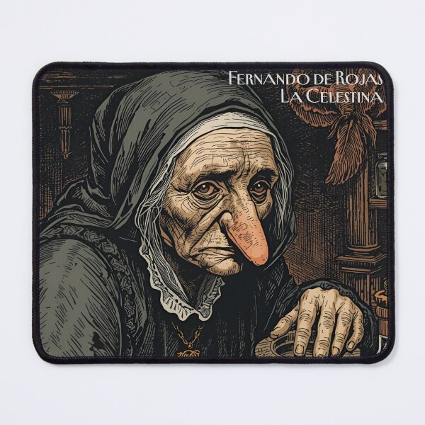 Item preview, 'La Celestina' by Fernando de Rojas. Convent-trotter, procuress. designed and sold by Filologica.