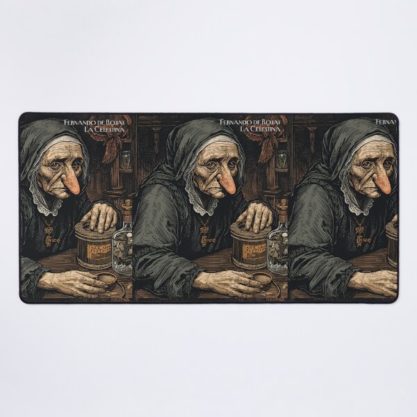 Item preview, 'La Celestina' by Fernando de Rojas. Convent-trotter, procuress. designed and sold by Filologica.