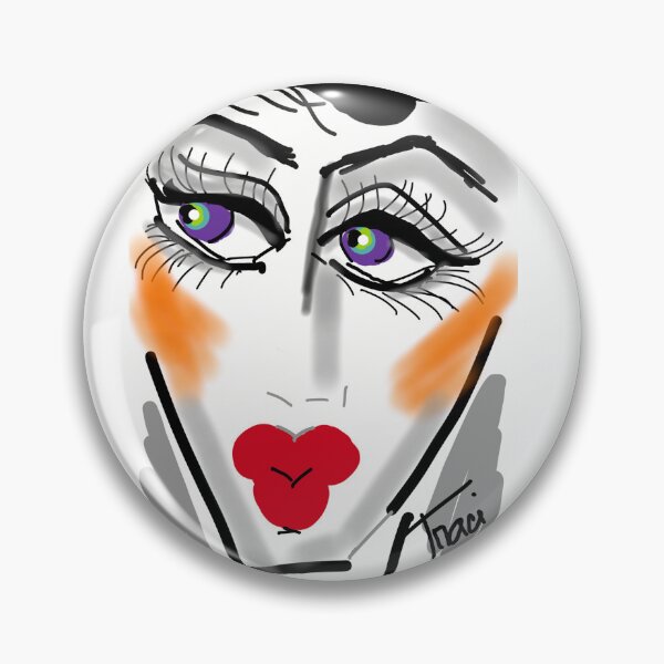 Item preview, Purple Eyes - The Red Lipped Girl Series designed and sold by Traci Owings Design.