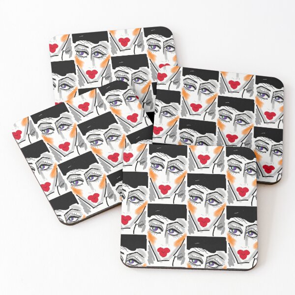 Item preview, Purple Eyes - The Red Lipped Girl Series designed and sold by Traci Owings Design.