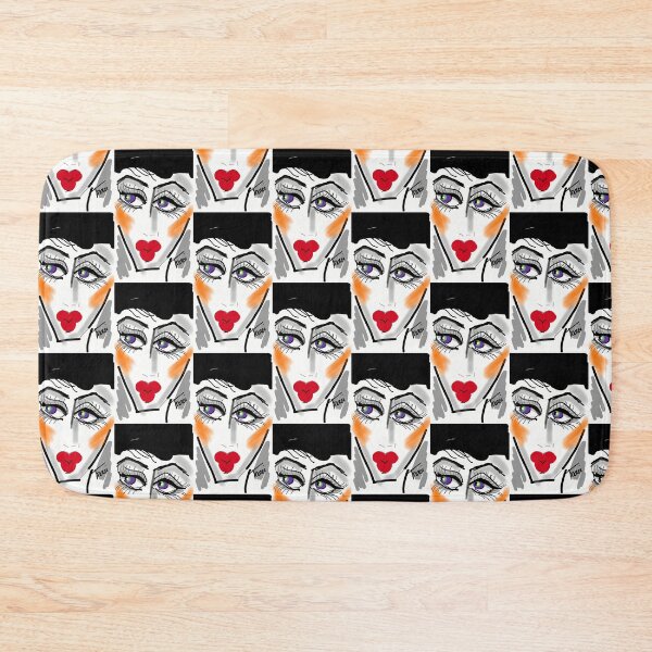 Item preview, Purple Eyes - The Red Lipped Girl Series designed and sold by Traci Owings Design.
