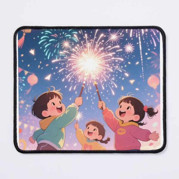 Item preview, Children enjoy playing with fireworks. designed and sold by Whose-sweat.