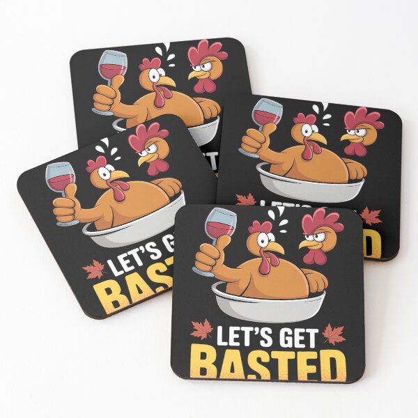 Item preview, Womens Funny Let's Get Basted Turkey & Wine Glass Thanksgiving Day designed and sold by PeteHomenick.