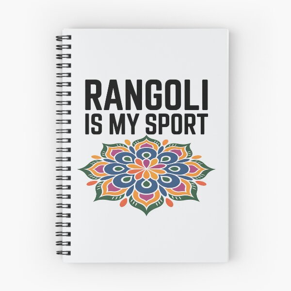 Item preview, Rangoli Is My Sport – Fun Diwali Festival Design designed and sold by Jollys-ArtShop.
