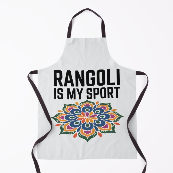 Item preview, Rangoli Is My Sport – Fun Diwali Festival Design designed and sold by Jollys-ArtShop.