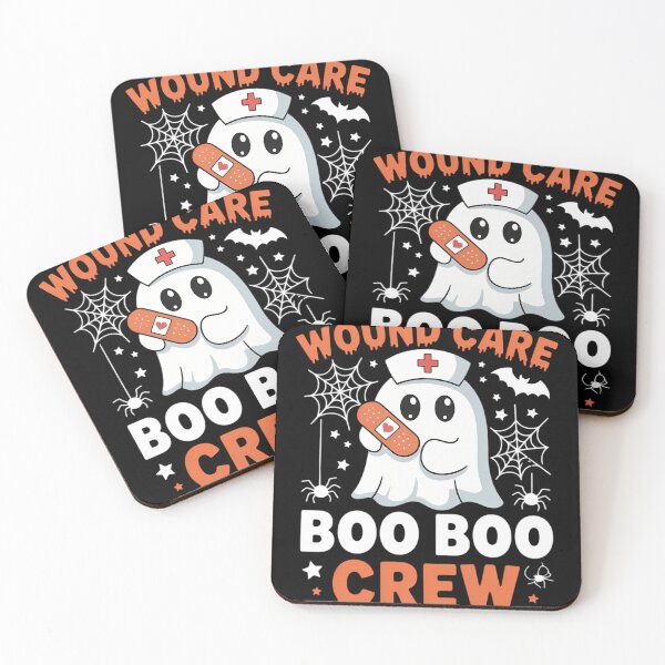 Item preview, Wound Care Boo Boo Crew Shirt Funny Nurse Ghost Halloween designed and sold by PeteHomenick.