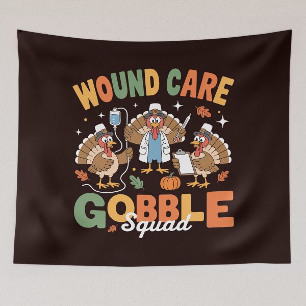 Item preview, Wound Care Turkey Gobble Squad Wound Specialist Thanksgiving designed and sold by PeteHomenick.