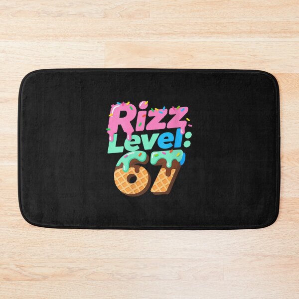 Item preview, Womens Rizz Level 67 Meme Shirt Ice Cream Drip Meme Six Seven 6 7  designed and sold by grumpzara.