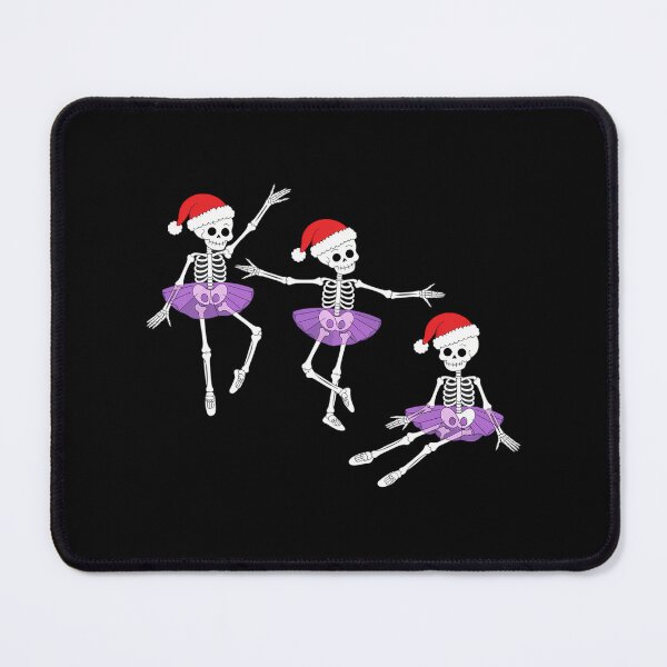 Item preview, Xmas Ballerina Skeleton Halloween Elegance for Christmas designed and sold by PeteHomenick.