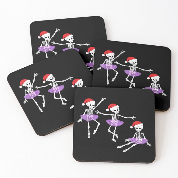 Item preview, Xmas Ballerina Skeleton Halloween Elegance for Christmas designed and sold by PeteHomenick.