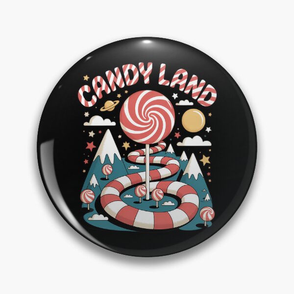 Item preview, Xmas Candy Land Rainbow Trail Candy Cane Merry Christmas designed and sold by PeteHomenick.
