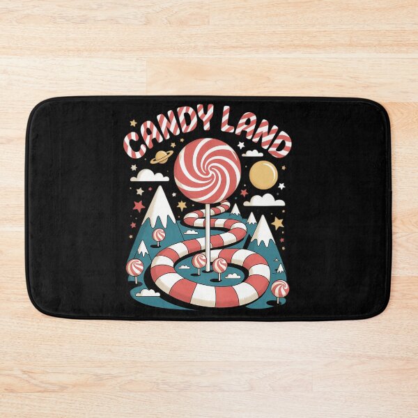 Item preview, Xmas Candy Land Rainbow Trail Candy Cane Merry Christmas designed and sold by PeteHomenick.