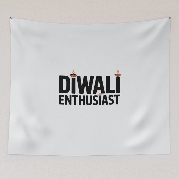 Item preview, Diwali Enthusiast – Minimal Festival of Lights Design designed and sold by Jollys-ArtShop.