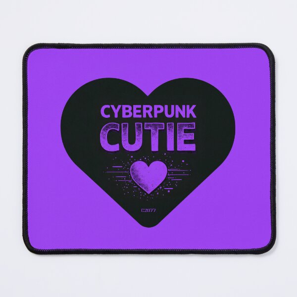 Item preview, Cyberpunk Cutie - Funny Neon Heart Women Gamer Design (Violet) designed and sold by SlightlyUnreal.
