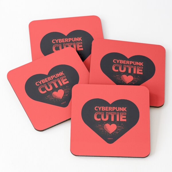 Item preview, Cyberpunk Cutie  - Funny Neon Heart Women Gamer Design (Red) designed and sold by SlightlyUnreal.