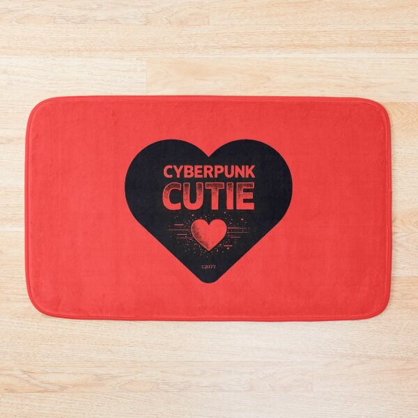 Item preview, Cyberpunk Cutie  - Funny Neon Heart Women Gamer Design (Red) designed and sold by SlightlyUnreal.