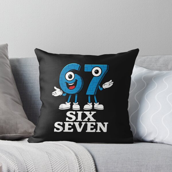 Item preview, 67 Six Seven 6-7 - Funny Italian Brainrot Kids Gaming Meme designed and sold by grumpzara.