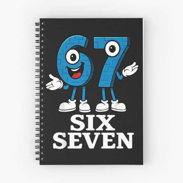 Item preview, 67 Six Seven 6-7 - Funny Italian Brainrot Kids Gaming Meme designed and sold by grumpzara.
