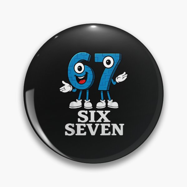 Item preview, 67 Six Seven 6-7 - Funny Italian Brainrot Kids Gaming Meme designed and sold by grumpzara.