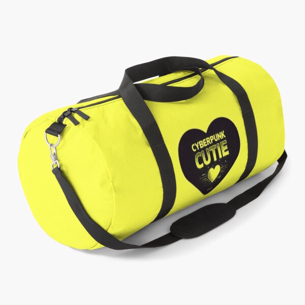 Item preview, Cyberpunk Cutie - Funny Neon Heart Women Gamer Design (Yellow) designed and sold by SlightlyUnreal.