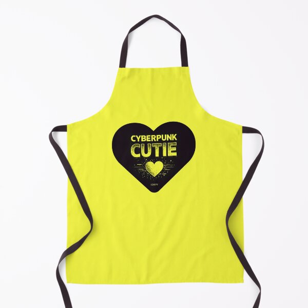 Item preview, Cyberpunk Cutie  - Funny Neon Heart Women Gamer Design (Yellow) designed and sold by SlightlyUnreal.